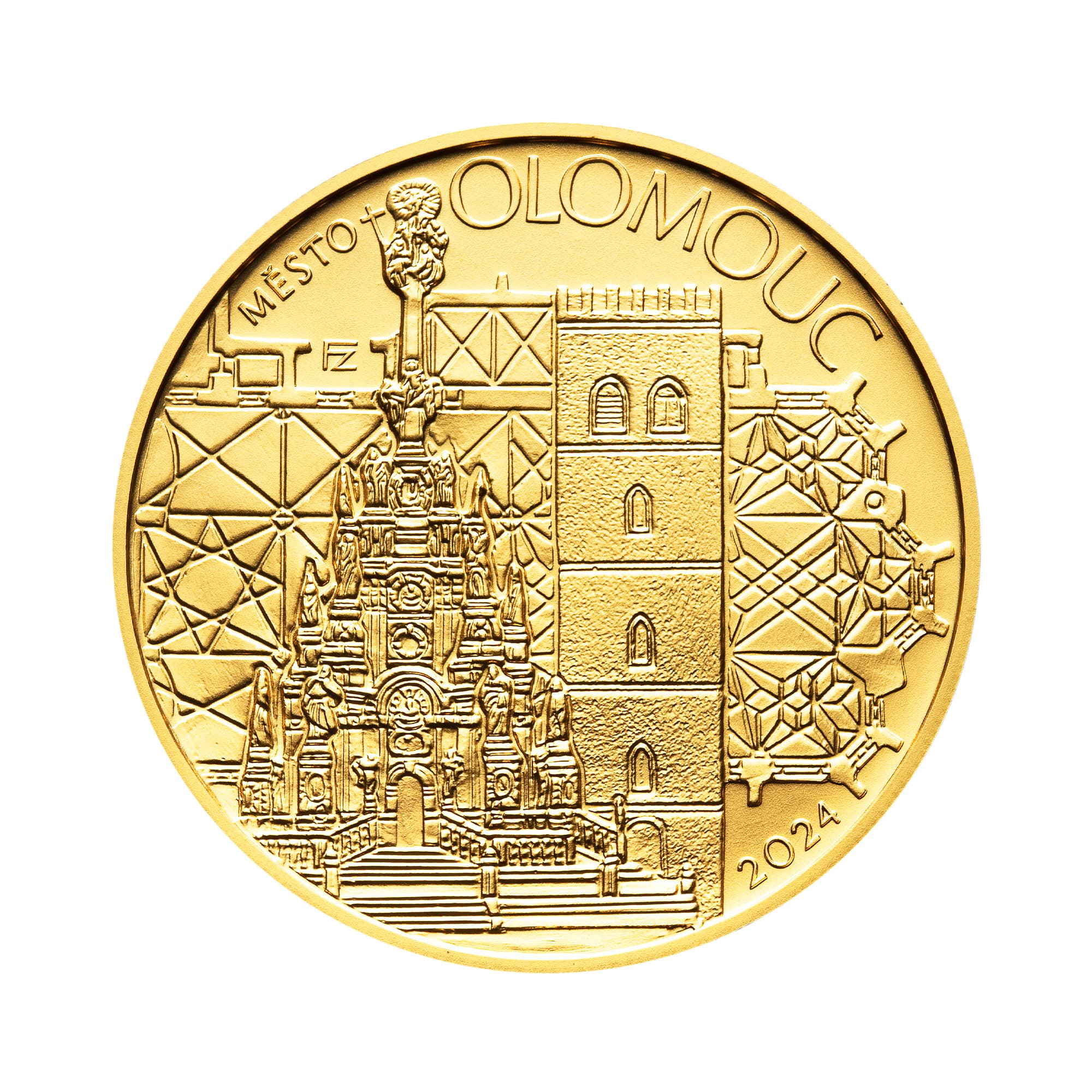 Zlatá minca 5000 Kč Olomouc 2024 Standard