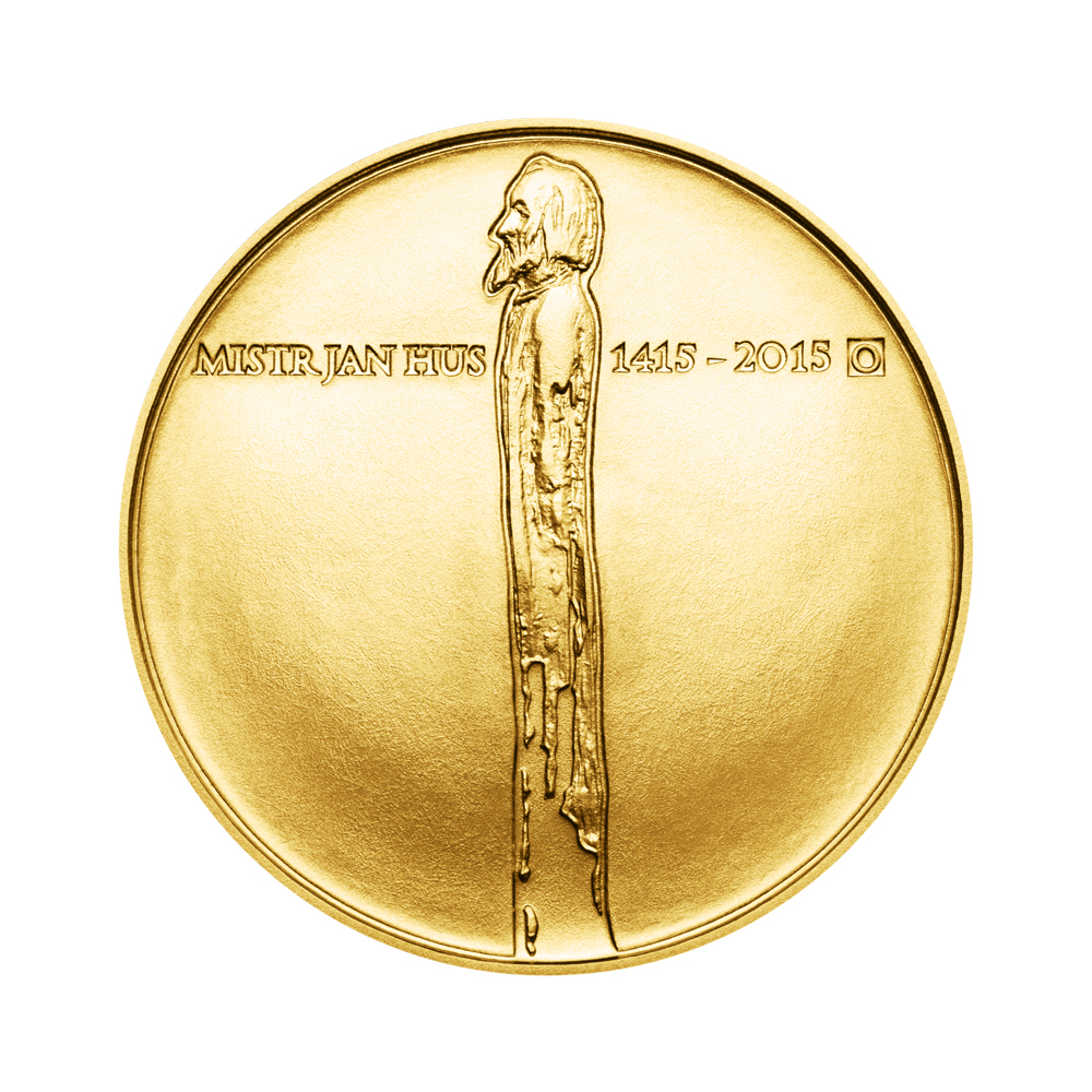 Zlatá mince 10000 Kč Jan Hus 1 oz 2015 Standard